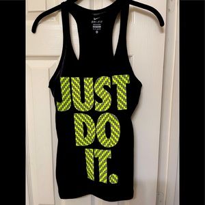 NIKE “Just Do It” Dri-Fit TANK TOP.  Like New.